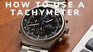 Watch TachymeterTachymetric Scale How to use a Tachymetric Scale in under 60 seconds [upl. by Renaud]