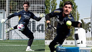 Real Madrid Goalkeeper Training Courtois Kepa amp Lunin [upl. by Nickolai]