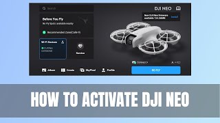 How to Activate DJI Neo with just your phone shaunthedrone djineo [upl. by Imaj]