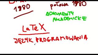 Technologie informacyjne  wprowadzenie do systemu LaTeX [upl. by Ecinue]