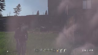 DayZ  Shooting a concussion grenade MID  AIR [upl. by Leonora]