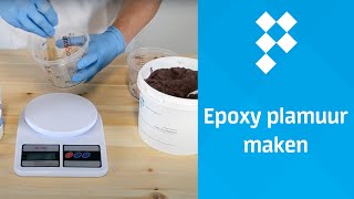 Epoxyplamuur maken met Rode Microballoons en Epoxy [upl. by Drew395]