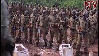 309 police officers begin counterterrorism training in Nakasongola [upl. by Ettenhoj]