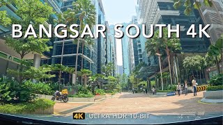 Driving Bangsar South Kuala Lumpur in 4K Ultra HD  Jalan Kerinchi to Avenue 7 [upl. by Annahsohs]