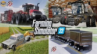 Farm Sim News  715 Wheeled MNMF Map Gleaner Combine amp More  Farming Simulator 22 [upl. by Orms649]