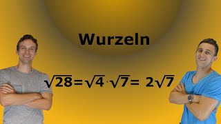 Wurzeln  Teilweises Wurzelziehen mit AufgabenLösung [upl. by Lateehs]