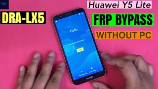 Huawei Y5 Lite Bypass Google Account LockReset frp [upl. by Lippold539]