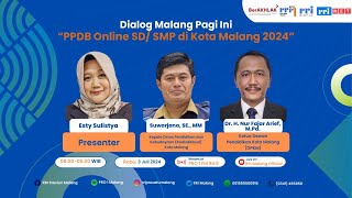 PPDB ONLINE SD  SMP DI KOTA MALANG [upl. by Ennaxor419]