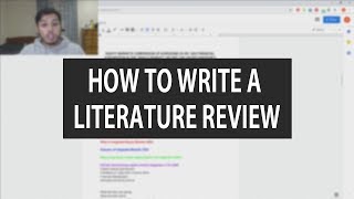 How I wrote my Dissertation Literature Review Tips and Tricks UK [upl. by Firooc]