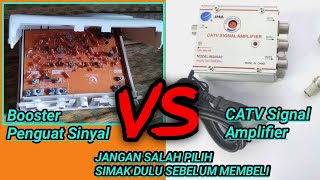 Uji Coba Booster Vs CATV Signal Amplifier [upl. by Hobbs]