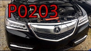 2015 Acura MDX P0203 [upl. by Eloc816]