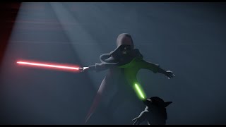 CLONE WARS Yoda VS Darth Sidious Teaser 2 Fan Animation [upl. by Ahsitaf]