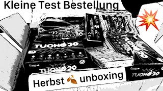 Pyro Shop Herbst Bestellung unboxing [upl. by Aiuqal]