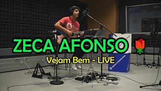 Zeca Afonso🌹  Vejam Bem  Luís Sequeira  LIVE [upl. by Anaiv]