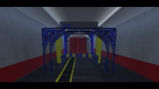 Huge MCWW Tunnel at Megawash Car Wash Fordville West Roblox Rear View [upl. by Hashim713]