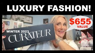 CURATEUR Winter 2023  PURE LUXURY BOX SPENT 8750 GOT A 65500 VALUED BOX UNBOXING AND REVIEW [upl. by Aihcsrop]