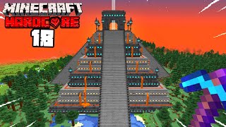 I Spent 20 Hours Building a MASSIVE Temple in Hardcore S7E18 [upl. by Ephrayim336]