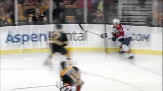 Milan Lucic hits Mike Weaver HD [upl. by Howard593]