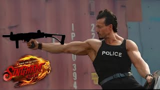 Tiger Shroff superb entry in Singham again movie powerful action trailer explained tigershroff [upl. by Inerney]