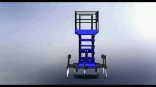 TP9000 Portable Scissor Lift  Google Chromemp4 [upl. by Sialac]