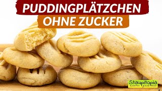 Puddingplätzchen ohne Zucker 😍 [upl. by Wolk216]