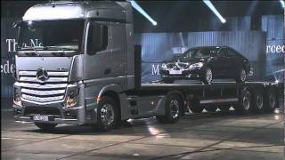 New MercedesBenz Actros 2011  Engineering and Interiorflv [upl. by Ahsena]