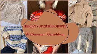 HERBST STRICKPROJEKTE  ganz viel PetiteKnit neue Garne und Ideen [upl. by Treulich]