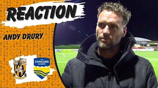 Reaction  Andy Drury  Folkestone Invicta 11 Concord Rangers  Isthmian Premier Division [upl. by Godewyn]