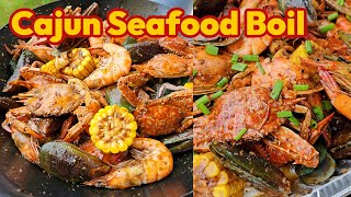 SEAFOOD BOIL RECIPE Cajun Seafood Boil [upl. by Siegfried774]