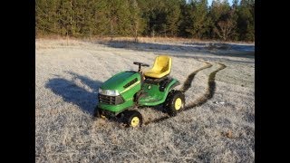 Ice Riding with the John Deere [upl. by Sonstrom]