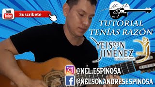 Tutorial Tenías Razón  Yeison Jiménez Requinto [upl. by Oppen]