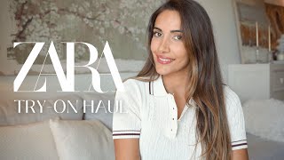 HAUL DE ZARA OTOÑO 2024 🍂  TRY ON HAUL LUCÍA ZABALLOS [upl. by Bear]