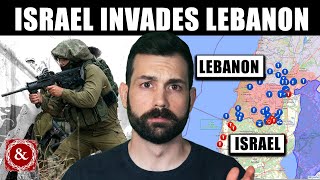 Israel Invades Lebanon and is hit by Irans Missile Attack [upl. by Docila]