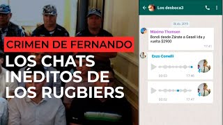 CRIMEN DE FERNANDO BÁEZ SOSA los chats inéditos de los rugbiers [upl. by Izzy]