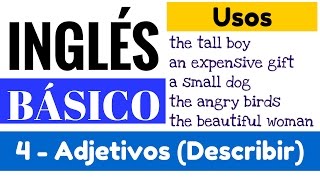 Adjetivos en inglés pronunciación y significado para describir personas y cosas  Lección 4 de 15 [upl. by Chlori]