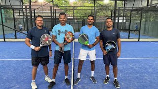 Epic Padel Showdown Sri Lankan Tennis Legends Face Off in a NailBiter [upl. by Llertnad45]