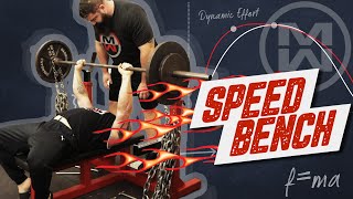 How To Speed Bench Dynamic Effort Method Training [upl. by Helse161]