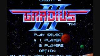 Gradius III Theme  Weapon Select [upl. by Ettesus295]