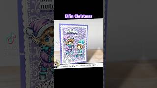 Elfin Christmas Just hit the shelves So stinkin cute pajamacrafterstamps ledouxdesigns xmasday [upl. by Dry]