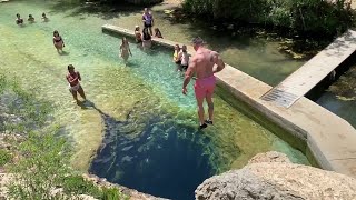 Before and after photos show dire conditions at popular Texas swimming hole Jacob’s Well [upl. by Nitin]