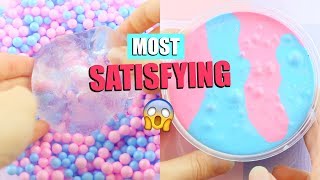 TOP 10 MOST SATISFYING SLIMES  PEACHYBBIES EDITION🍑 [upl. by Novets]