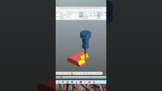 18Mastercam Swept 3D Toolpath How To Make Swept 3D Programshortvideo viralvideo vmc mastercam [upl. by Hilliard]