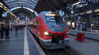 Nicht Einsteigen DB Regio PESA Link 633 005 verlässt als RB61 Frankfurt am Main Hbf [upl. by Coates]