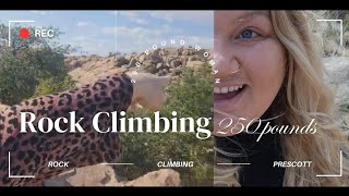 Overcoming Fears 250pound woman goes rock climbing ☀️ [upl. by Harriett]