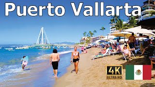 Puerto Vallarta México  4K Walking Tour in 2024 [upl. by Hoon]