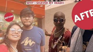 I SHAVED MY HEAD Reason  Tirupati vlog during the shave [upl. by Aika986]