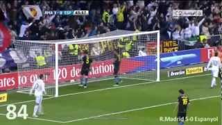 Real Madrid All 121 Goals In La Liga 20112012 [upl. by Gnes460]