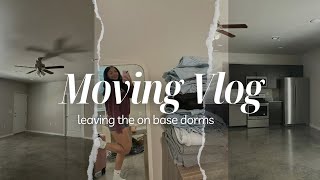 moving vlog  leaving on base dorms at cannon afb [upl. by Brandon509]