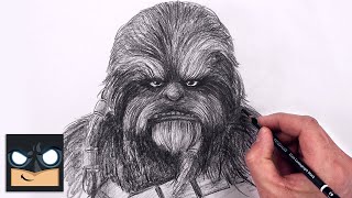 How To Draw Krrsantan  Star Wars Sketch Art Lesson Step by Step [upl. by Psyche]