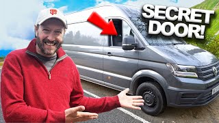 I Built a SECRET Door in my Ultimate Photography Campervan [upl. by Horatia]